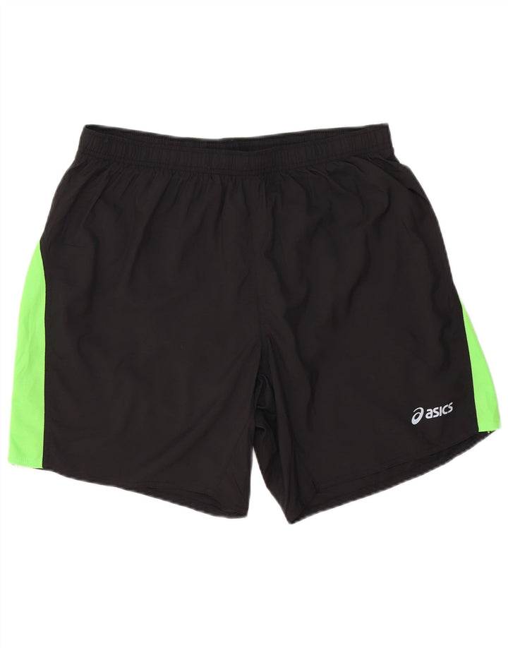 Pantaloni scurți sport Asics pentru bărbați XL, negru, poliester color bloc