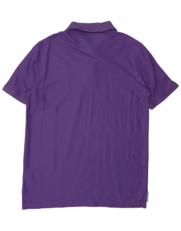 Tricou polo Izod pentru bărbați, bumbac mov mare
