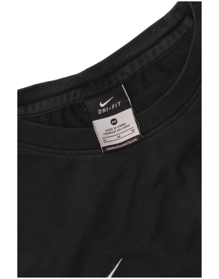 Tricou pentru bărbați Nike Dri Fit Top Mediu Negru