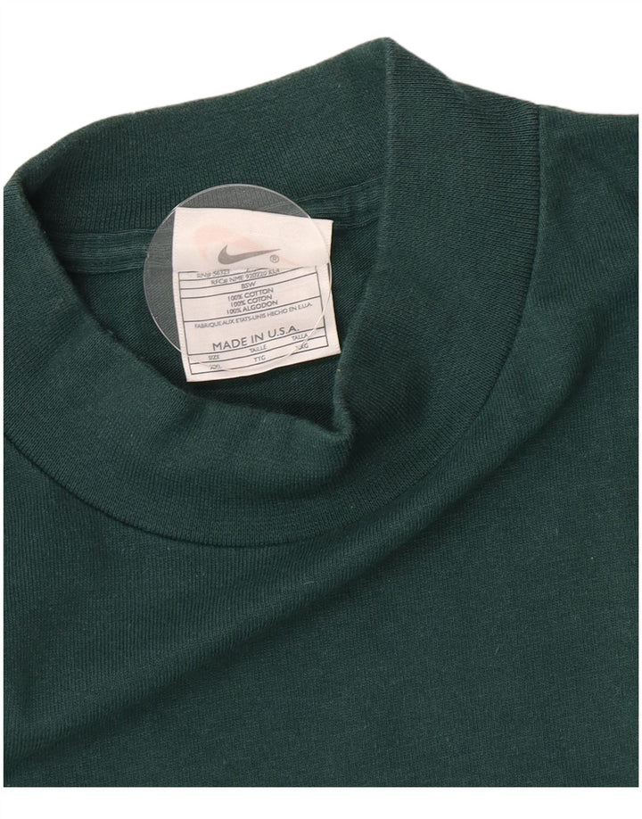 Top pentru bărbați Nike cu mânecă lungă 2XL, bumbac verde