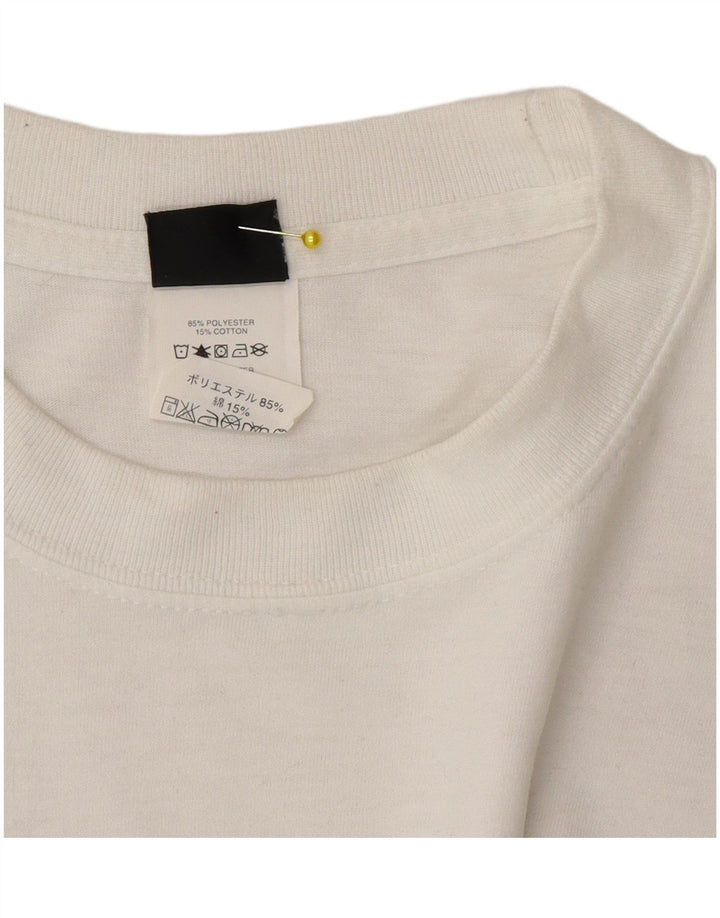 Top pentru bărbați Oakley cu mânecă lungă, mare, alb, din poliester
