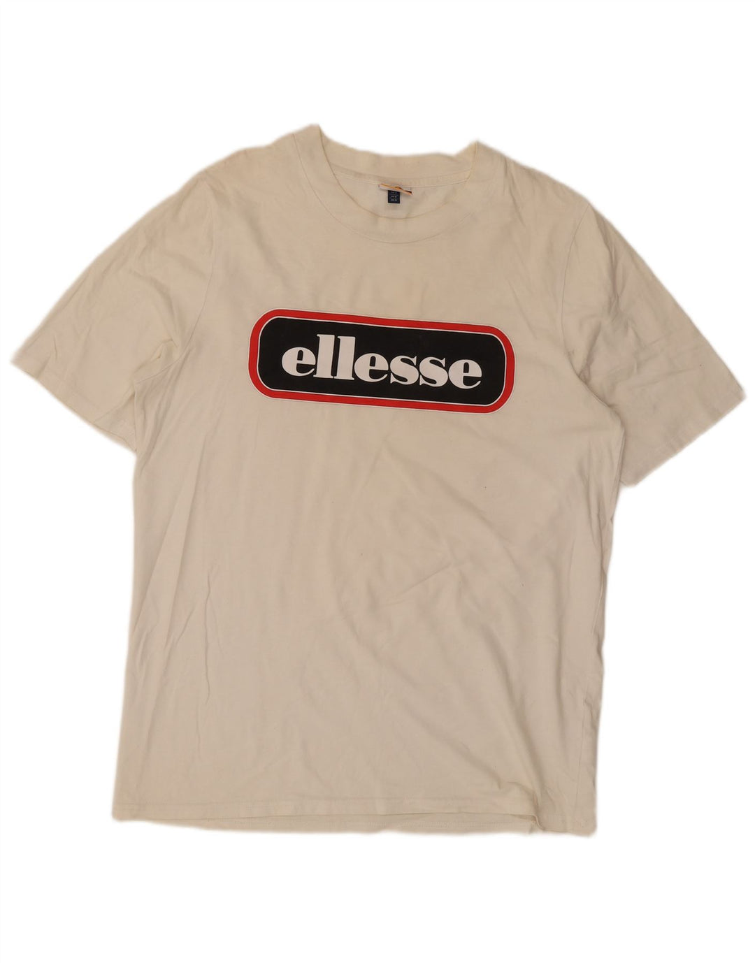 Tricou grafic pentru bărbați Ellesse Top mic din bumbac alb