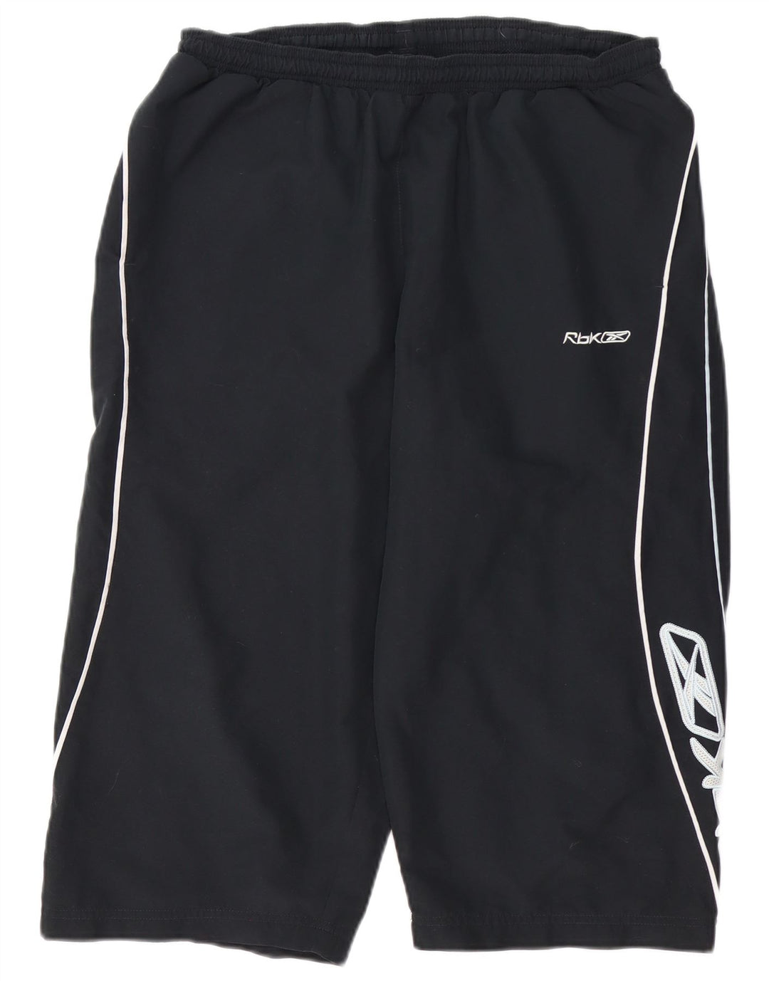 Pantaloni scurți sport REEBOK Graphic Bermuda pentru bărbați IT 50 Poliester negru mare
