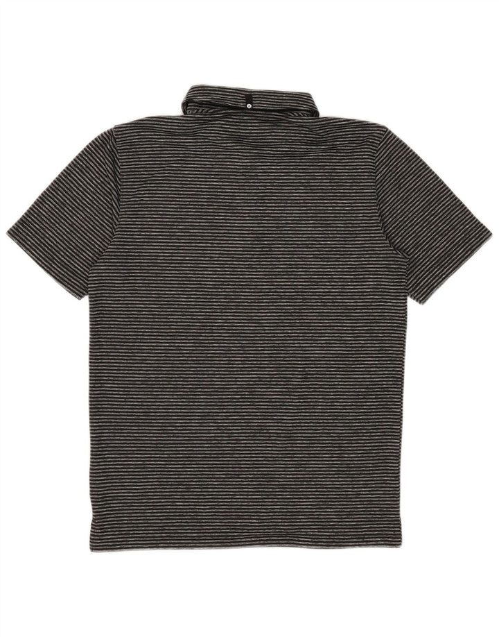 Tricou polo Puma pentru bărbați, poliester cu dungi negru