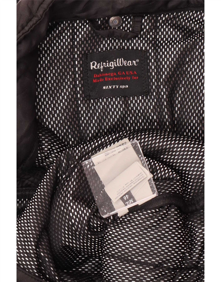 Jachetă căptușită cu glugă pentru femei Sixty spa pentru femei UK 14 Medium Black