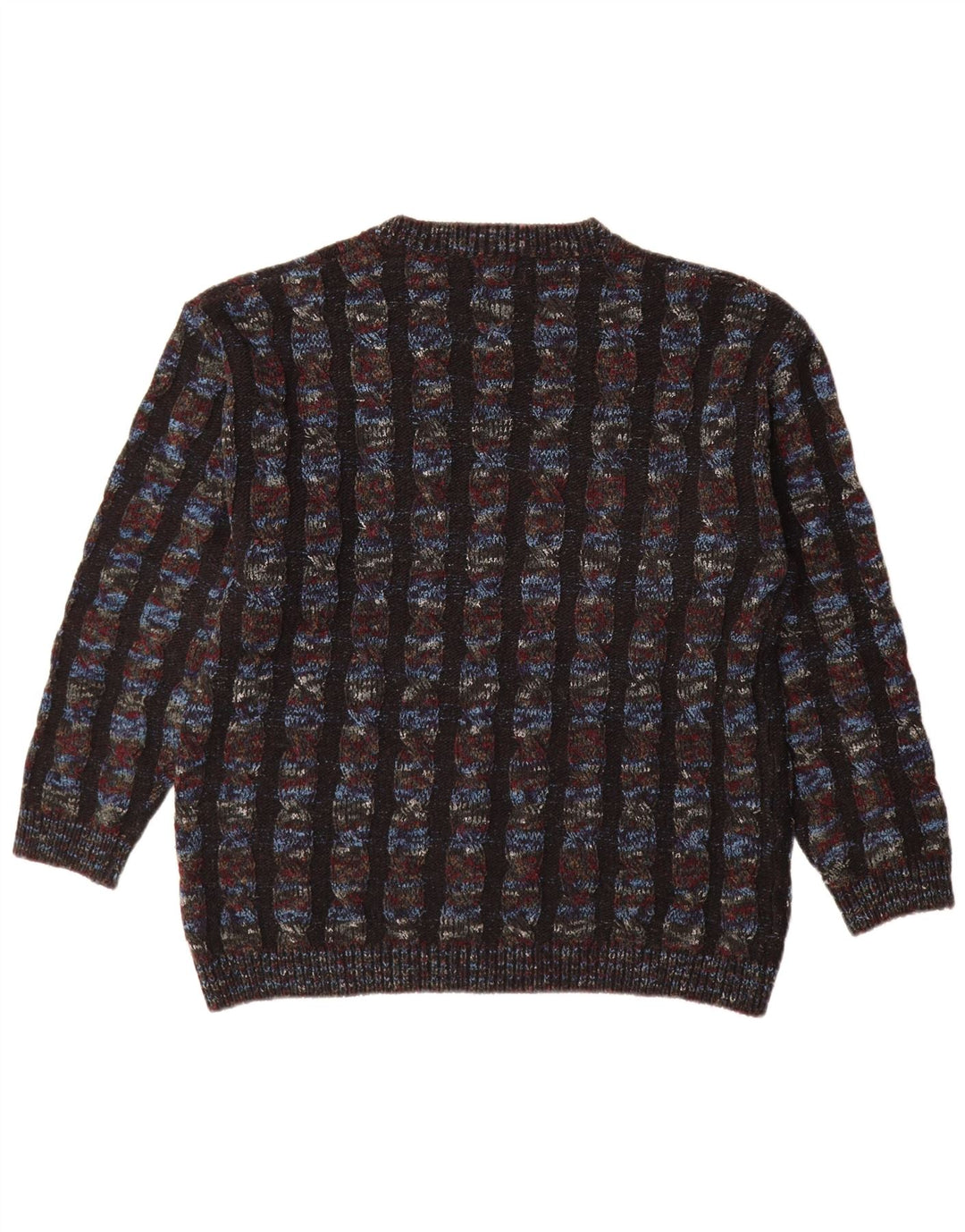 Pulover pentru bărbați Dino Erre cu decolteu rotund IT 50, mediu, multicolor, cu dungi