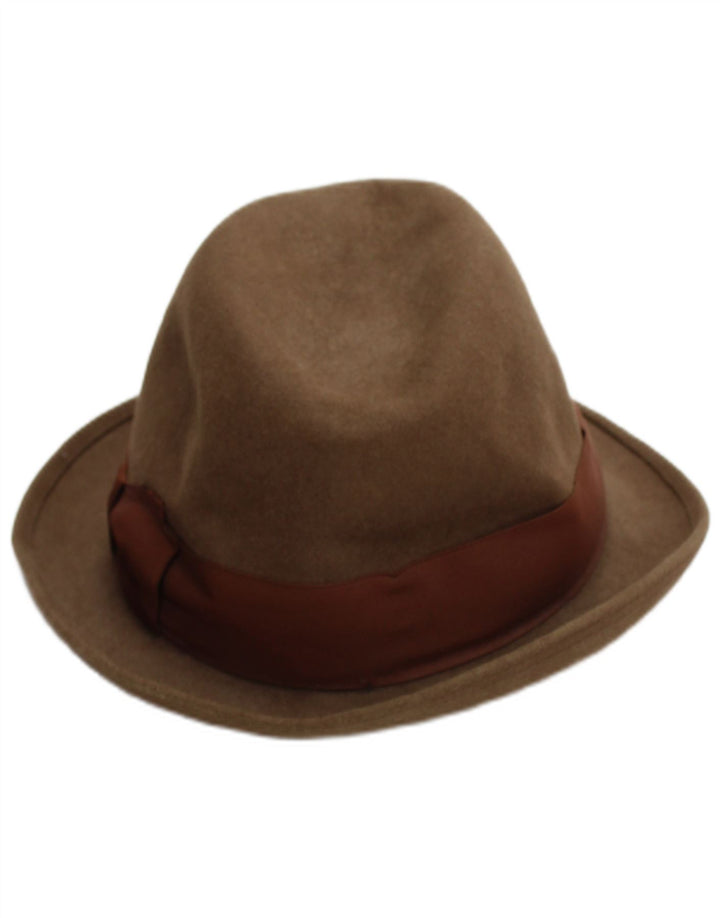 BORSALINO Womens Fedora Hat One Size Brown Classic