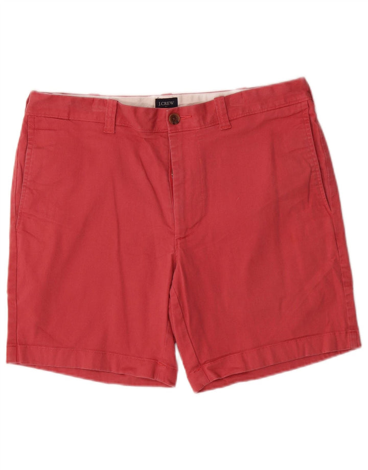 Pantaloni scurți chino pentru bărbați J. CREW W32 bumbac roșu mediu
