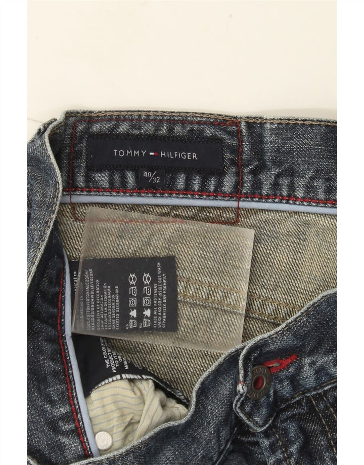 Blugi drepti pentru bărbați Tommy Hilfiger W40 L32 Bumbac albastru
