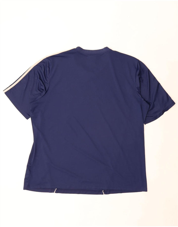 Tricou pentru bărbați Adidas Top 2XL Bleumarin Poliester