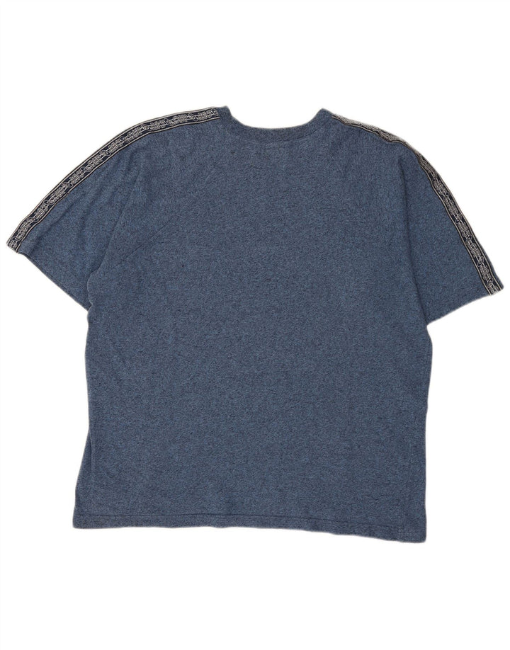 Tricou grafic Asics pentru bărbați Top mare, albastru, bumbac color bloc