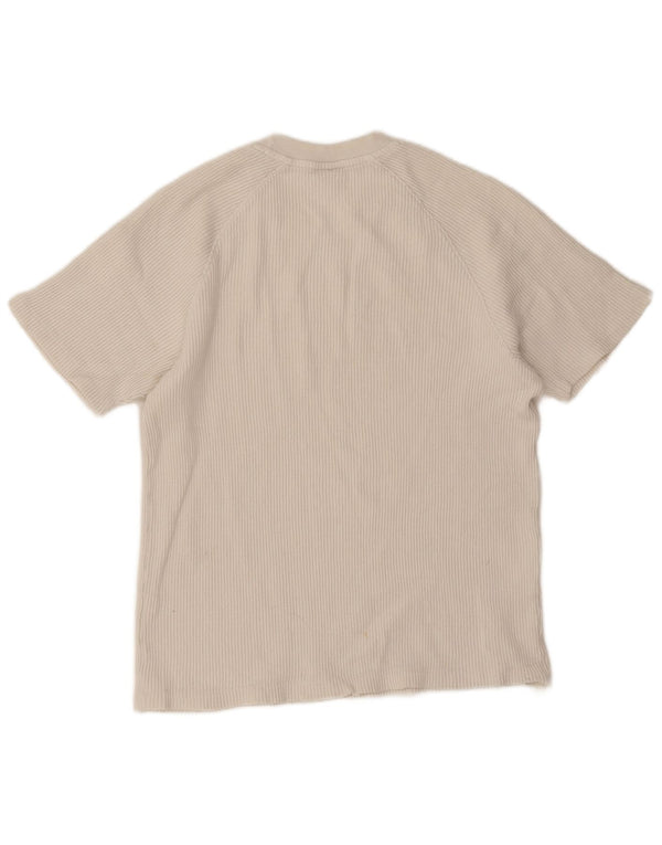 Tricou supradimensionat pentru femei Zara UK 10 Bumbac alb mic