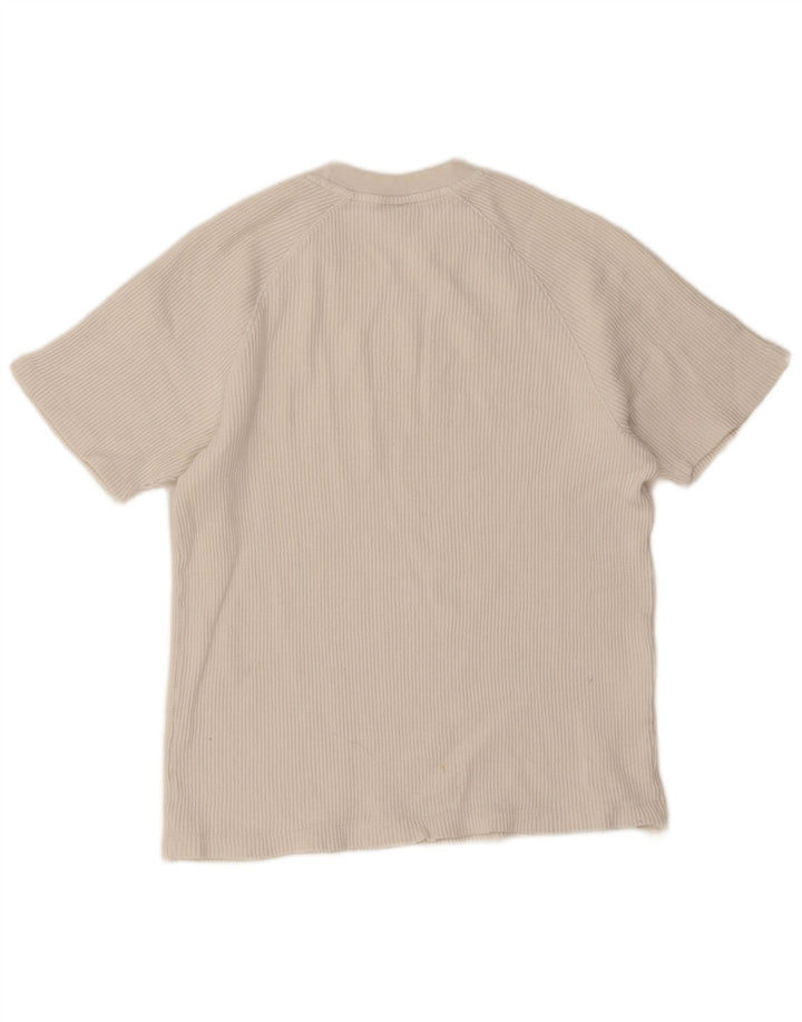 Tricou supradimensionat pentru femei Zara UK 10 Bumbac alb mic