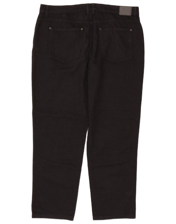 Blugi conici pentru bărbați Jack Wills W38 L32 bumbac negru