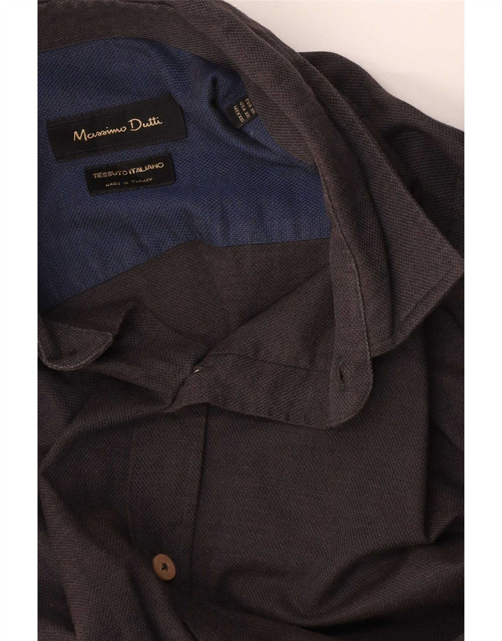 Cămașă Massimo Dutti pentru bărbați 2XL gri