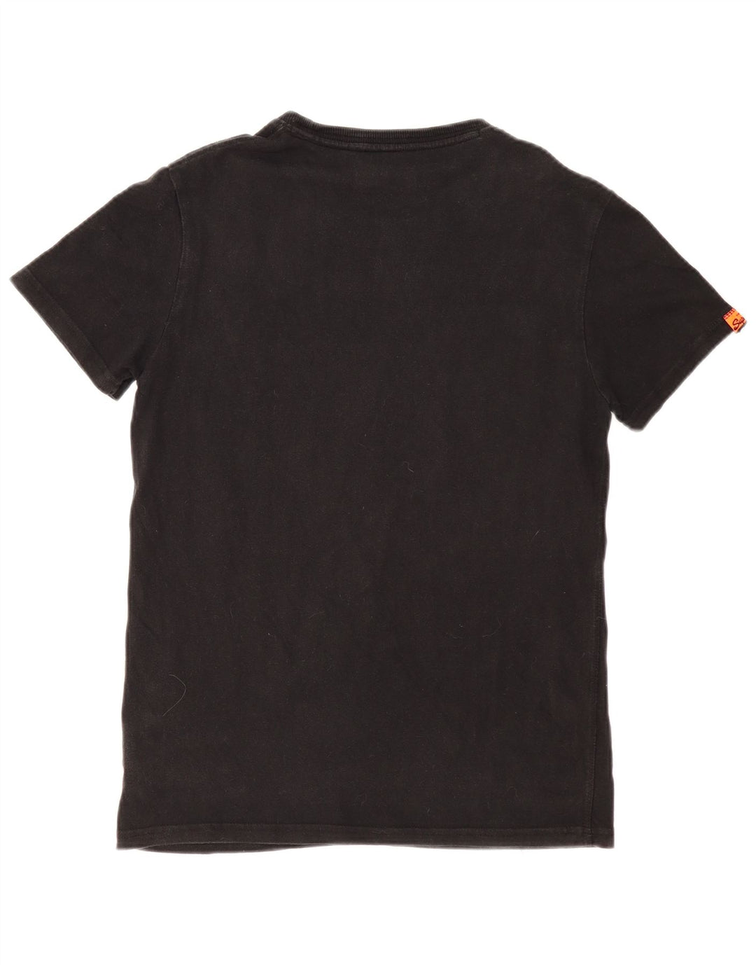 SUPERDRY tricou grafic pentru bărbați Top mediu negru bumbac