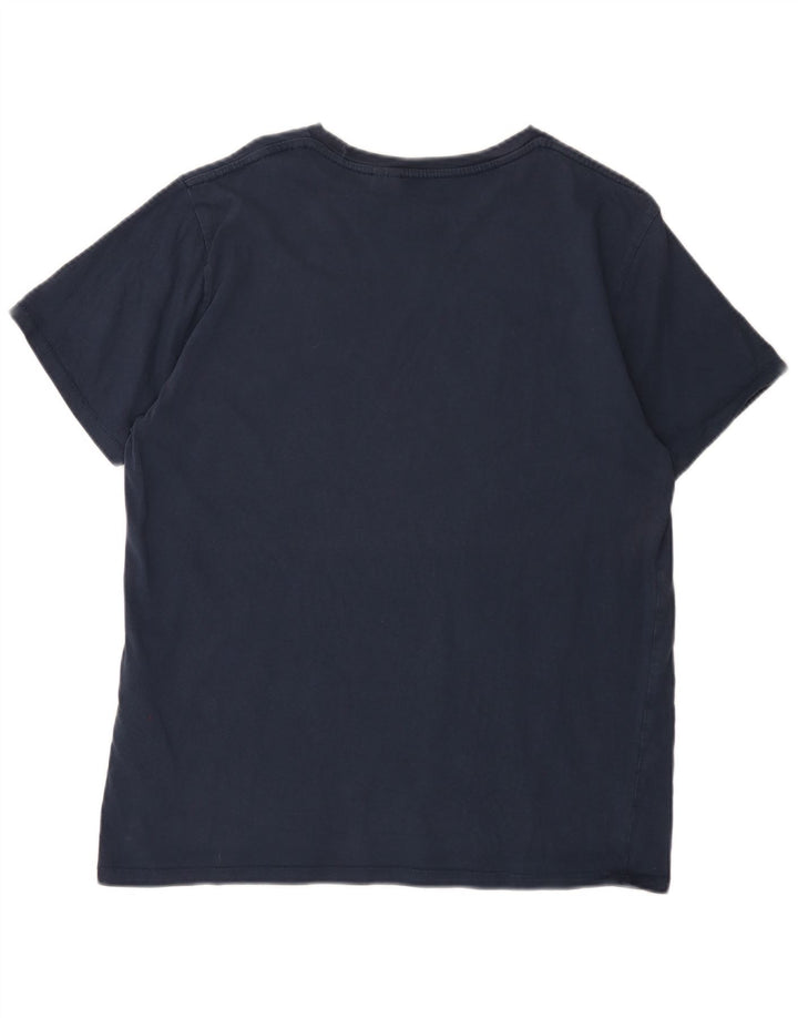 Tricou grafic pentru bărbați LEVI'S Top mare din bumbac bleumarin