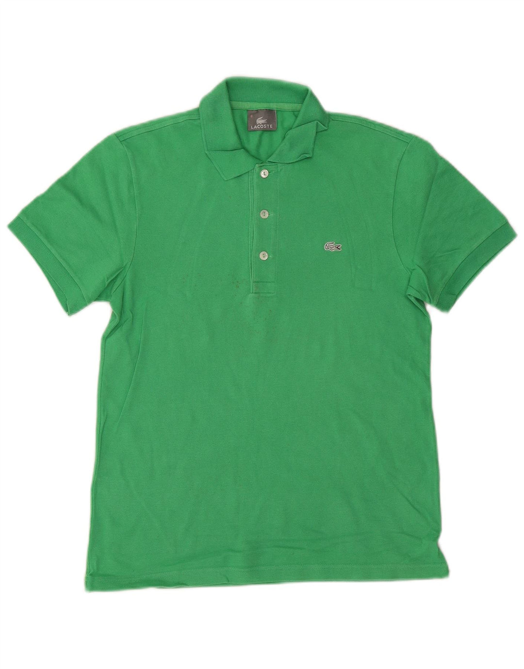 Tricou polo pentru bărbați LACOSTE Mărimea 3 Bumbac verde mic