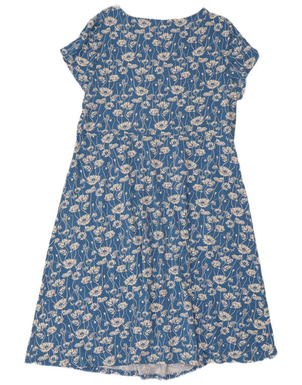Rochie A-Line pentru femei Seasalt UK 18 XL Albastru Floral