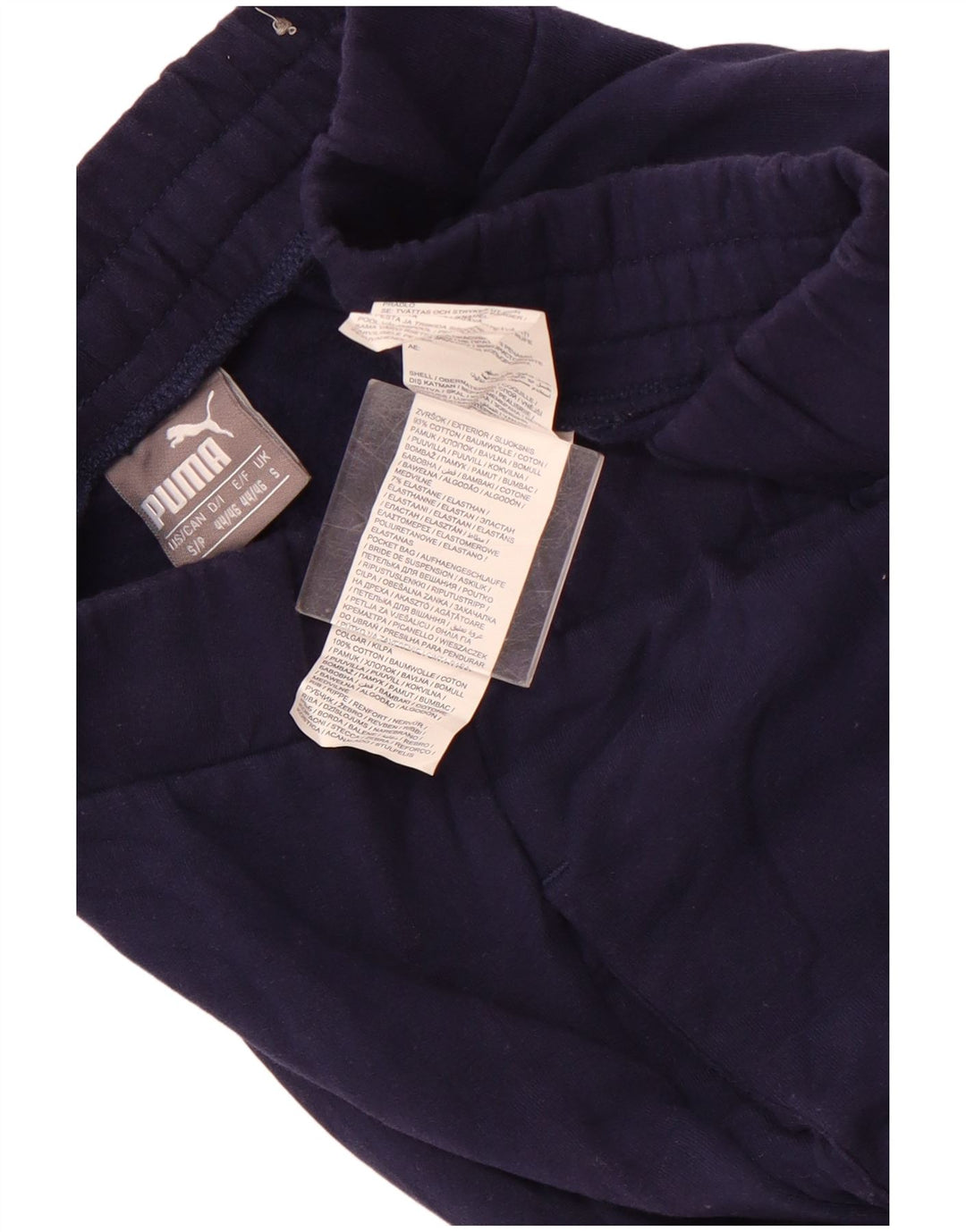 Pantaloni de trening PUMA pentru bărbați Joggeri mici Bumbac bleumarin