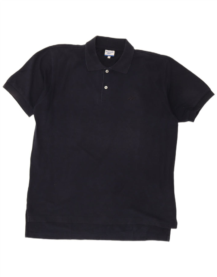 Tricou polo pentru bărbați Reebok, mare, albastru, bumbac
