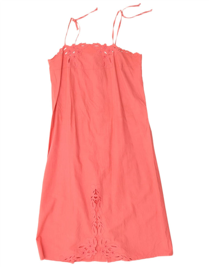 Rochie de soare vintage pentru femei UK 12 Medium Pink Floral