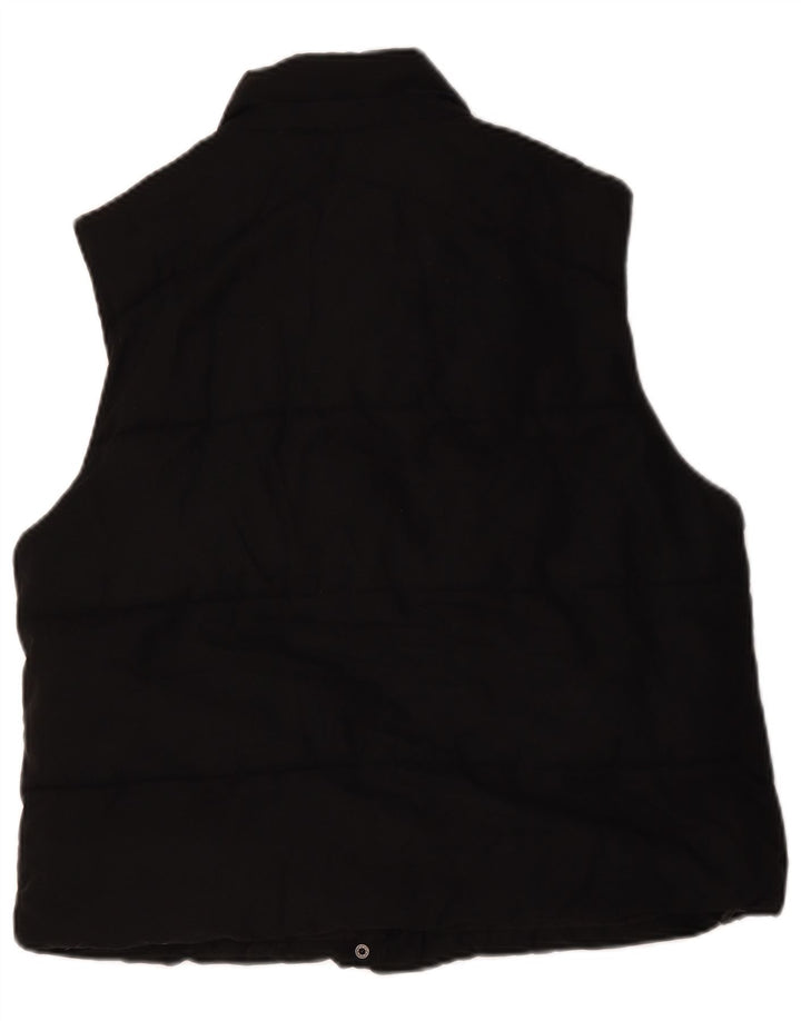 Jack Wills Gilet pentru femei UK 14, mare, negru, bumbac