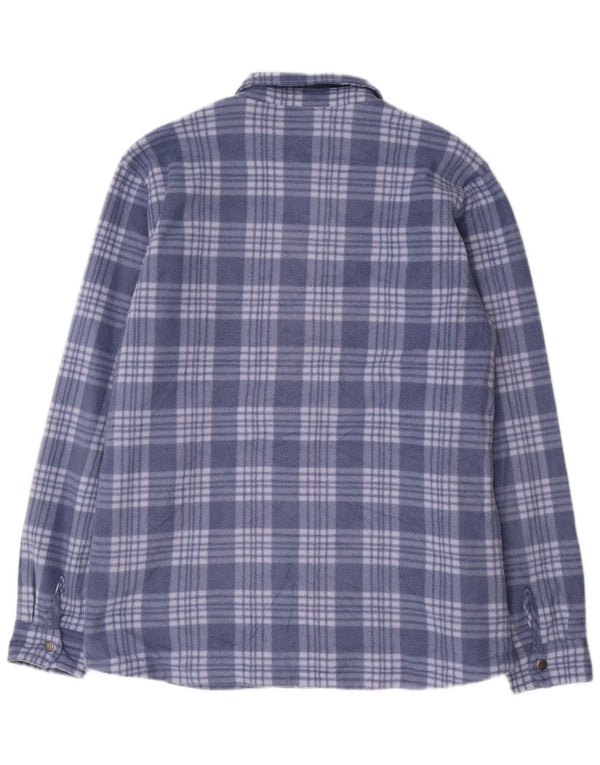 Cămașă pentru bărbați Volcom Lumberjack Fleece XL Blue Check Poliester