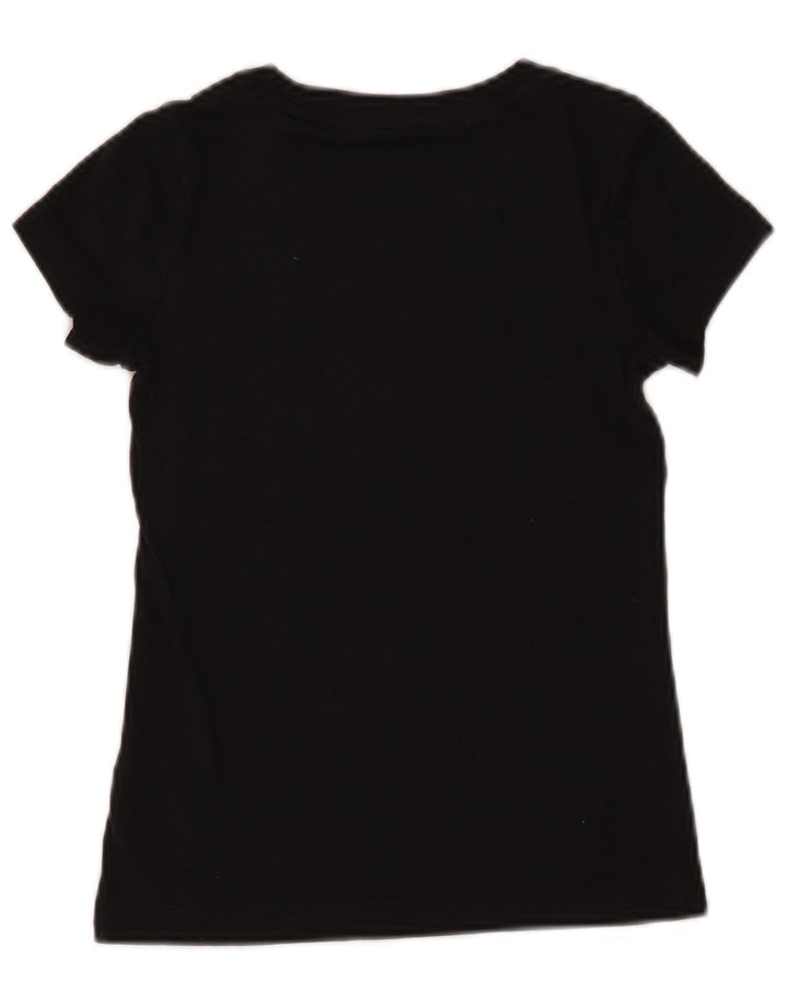 Tricou grafic ADIDAS pentru baieti Top 9-10 ani bumbac negru