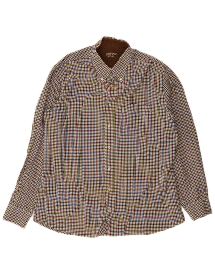 Cămașă de flanel pentru bărbați Barbour XL, multicoloră