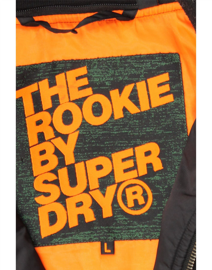 Superdry The Rookie Bomber Jacket pentru bărbați UK 40 Large Black
