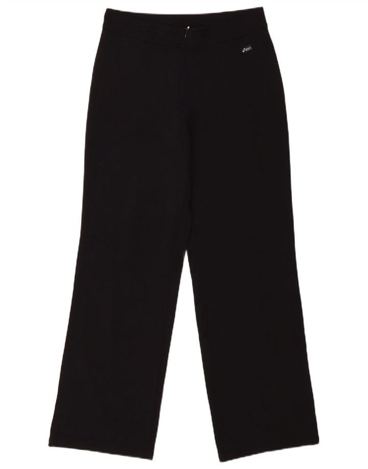 ASICS Womens Straight Trousers Large W32 L31 Black Polyamide