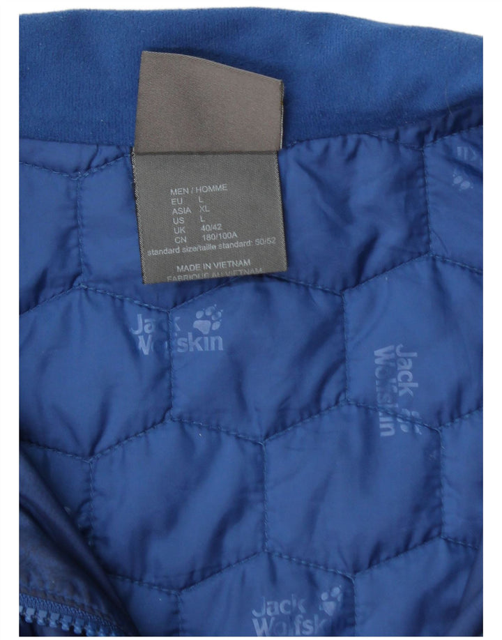 Jachetă matlasată pentru bărbați JACK WOLFSKIN UK 40/42 Poliester albastru mare
