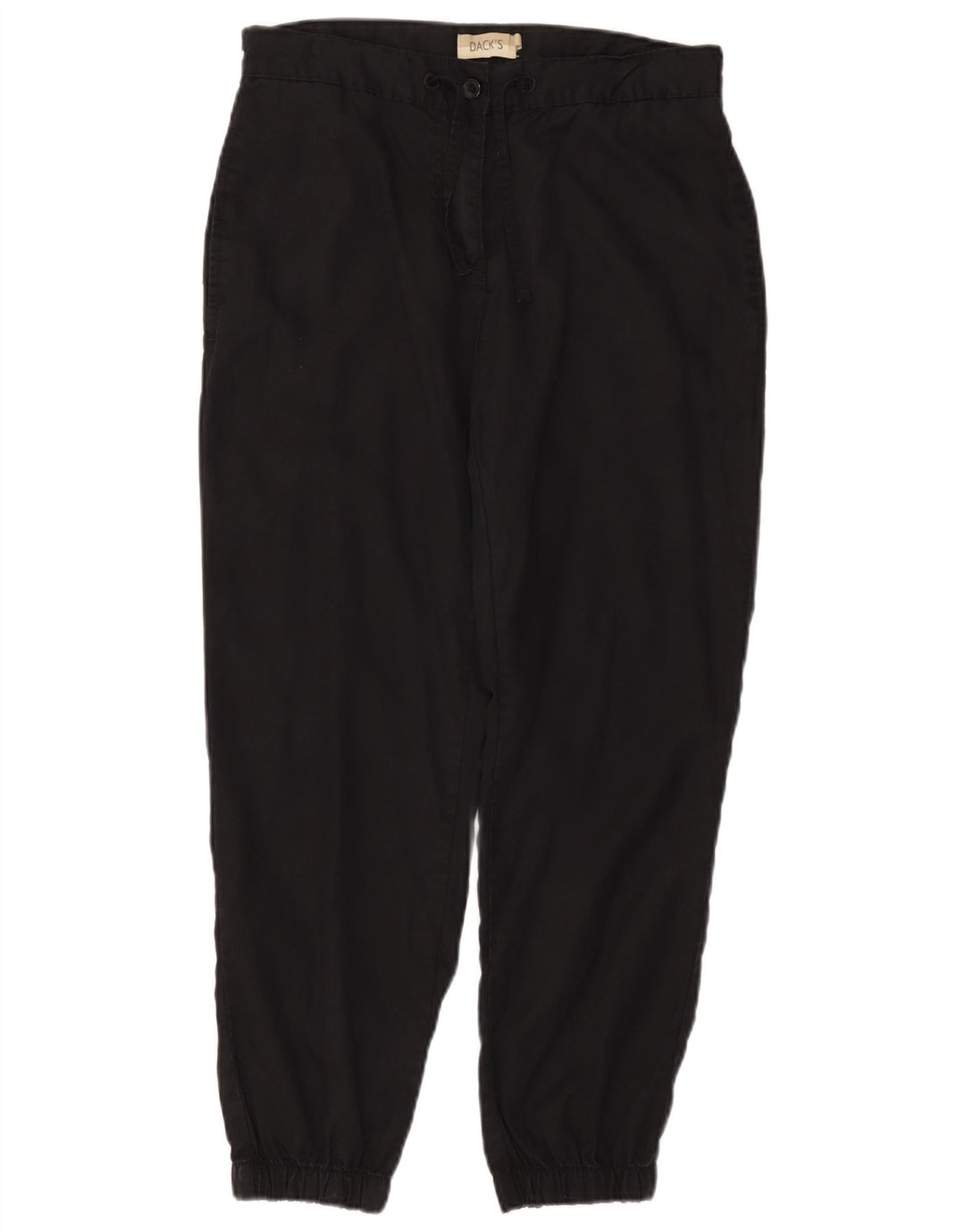 DACK'S Pantaloni de jogging pentru femei Pantaloni casual Mici W27 L26 Tencel negru