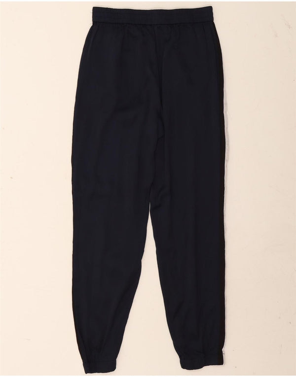 Pantaloni de trening Zara Femei Joggeri UK 4 XS Bleumarin Colorblock