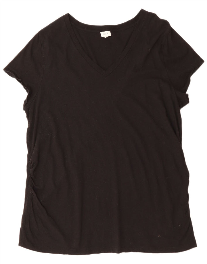 Tricou pentru femei J. Crew Top UK 16 Large Black Bumbac
