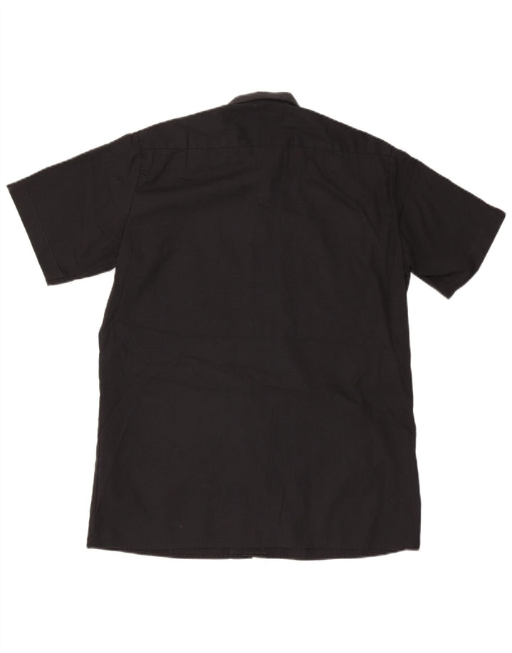 Cămașă cu mânecă scurtă pentru bărbați Dickies, poliester negru mediu