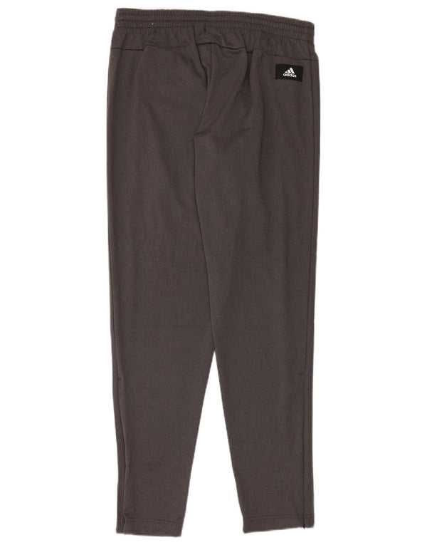 Adidas Mens Tracksuit Trousers Medium Grey Polyester