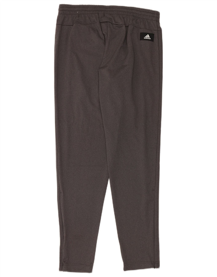 Pantaloni de trening pentru bărbați Adidas, gri mediu, poliester