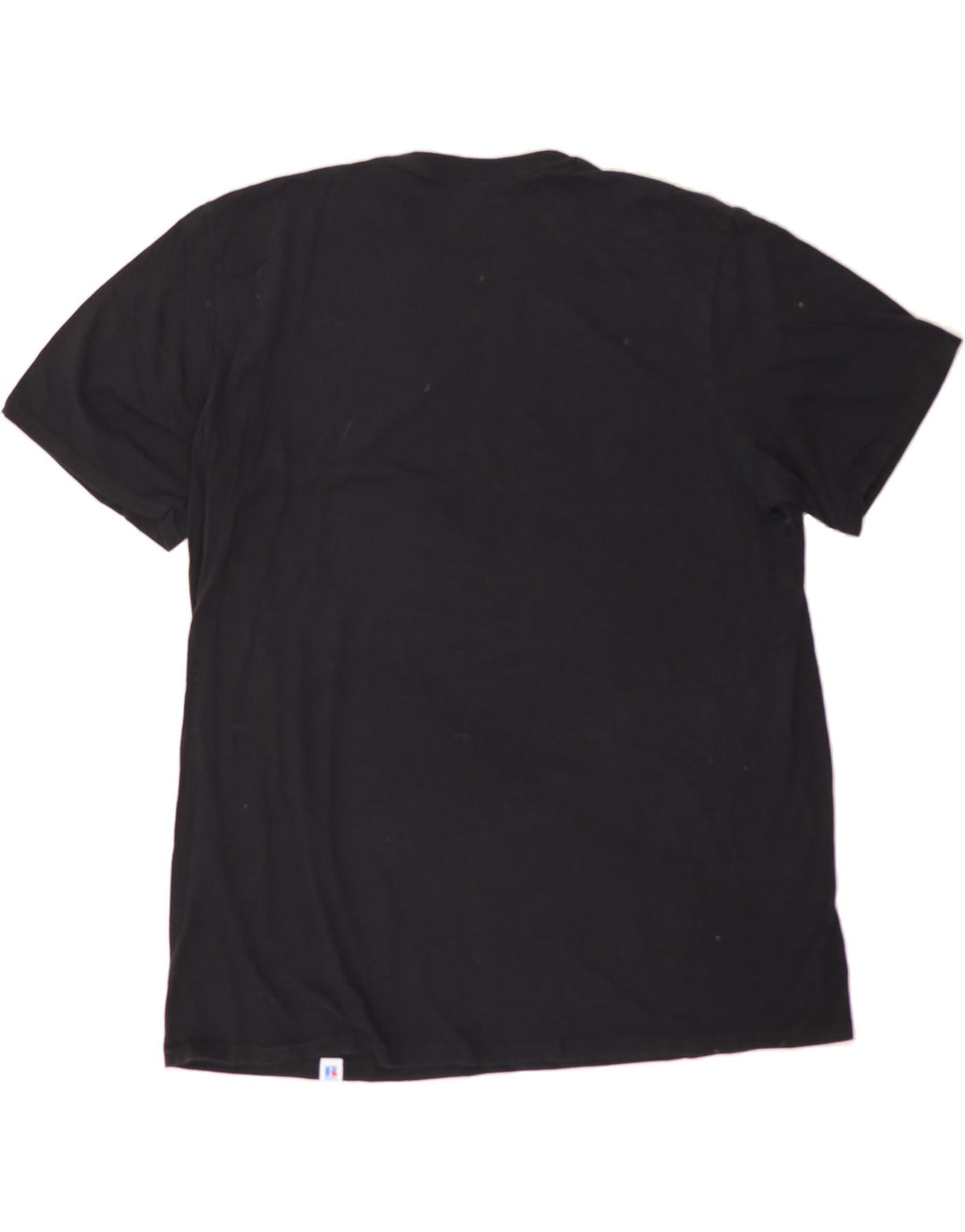 RUSSELL ATHLETIC Mens T-Shirt Top 2XL Black Vintage Russell Athletic and Second-Hand Russell Athletic from Messina Hembry 