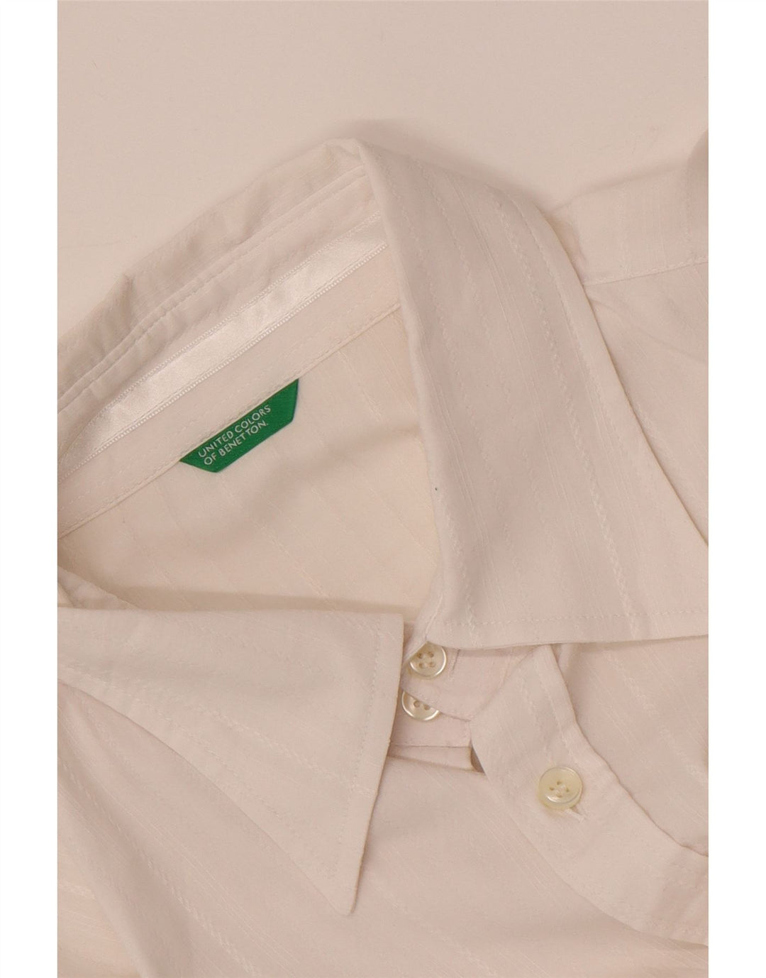 Cămașă pentru bărbați BENETTON, mare, albă