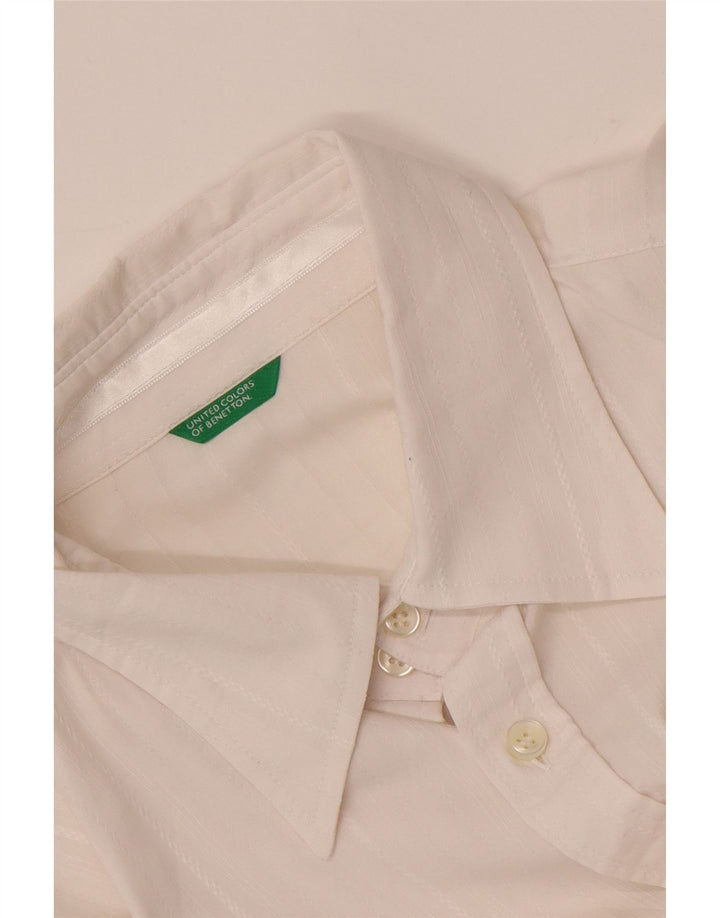 Cămașă pentru bărbați BENETTON, mare, albă