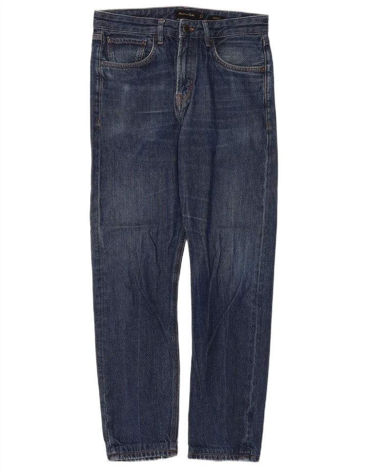 MASSIMO DUTTI Blugi Bărbați Drepți EU 38 Mici L30 L30 Bumbac Albastru