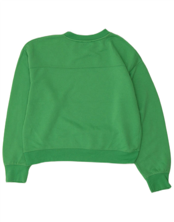 Pulover Crop pentru femei Zara UK 14 Poliester verde mediu
