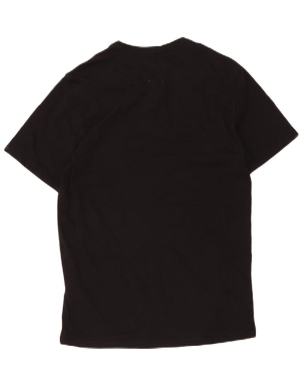 Tricou grafic Guess pentru bărbați Top UK 34 XS Bumbac negru