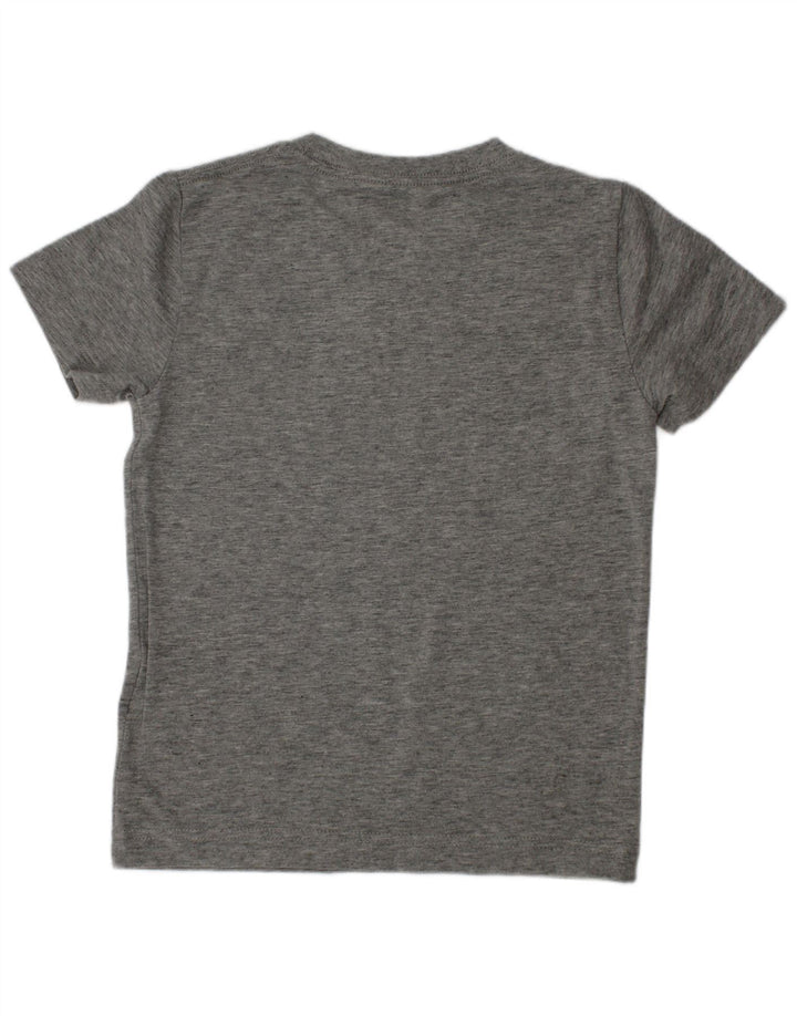 Tricou grafic Converse pentru băieți Top 5-6 ani bumbac gri mediu