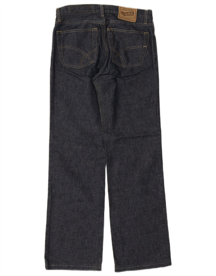 Blugi drepti pentru bărbați Gas W30 L30 Bluemarin Bumbac Classic