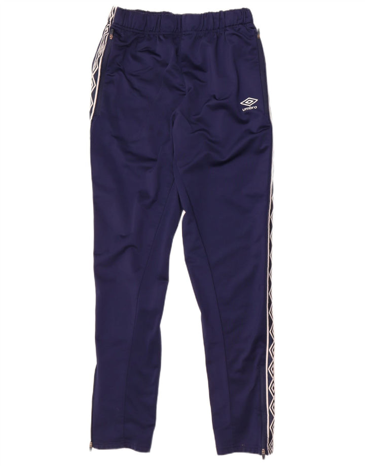 Pantaloni de trening grafic Umbro pentru bărbați, mari, albastru, poliester