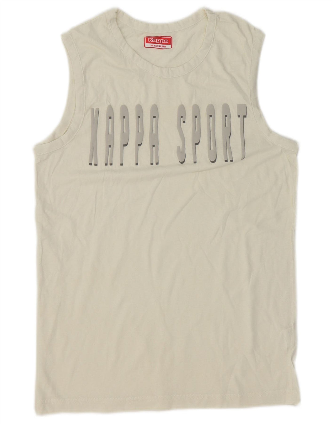 Tricou grafic pentru bărbați Kappa Top Medium White Bumbac