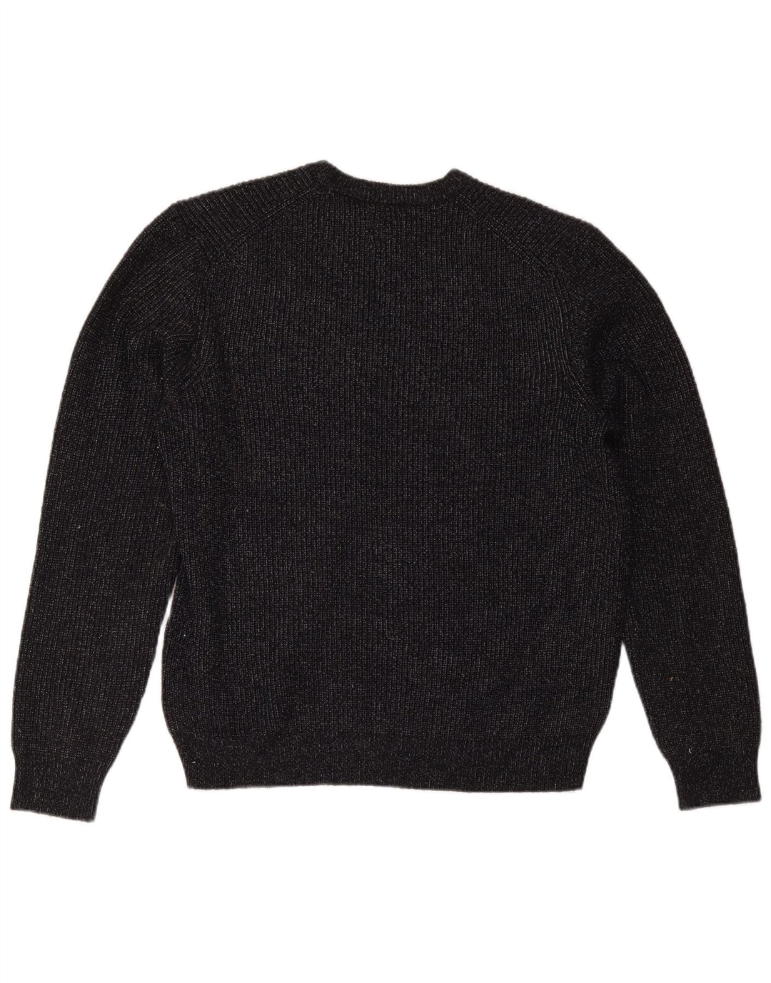 Marks & Spencer Mens Crew Neck Jumper Sweater Medium Black Flecked